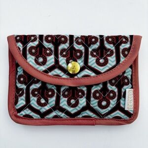 Cinda B Quilted Snap Pouch Neptune